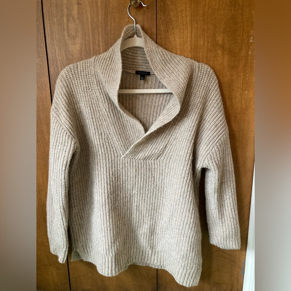 Talbots Shawl Collar Cozy Sweater